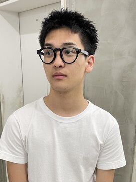 ソーコ 渋谷(SOCO) メンズカットメンズショートスパイキーショートピンパーマ渋谷