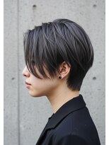 ハピネス 王寺店(Happiness)&nbsp;ハンサムショート センターパート 刈り上げショート 奈良 王寺