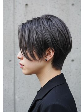 ハピネス 王寺店(Happiness) ハンサムショート センターパート 刈り上げショート 奈良 王寺