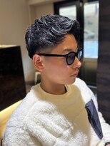 エクファフォーメン(EX-FA FOR MEN)&nbsp;MEN’S HAIR/ブルーブラック/フェザーパーマ/瀬田