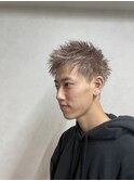 MEN’S HAIR/サーフカール/刈り上げセンターパート/千葉駅