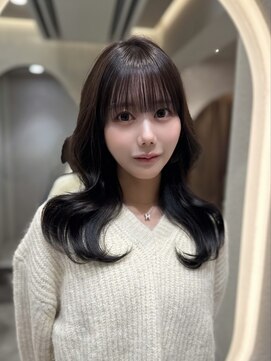 ロンドアヴァントゥス 池袋(Lond aventus) 透明感カラー/就活カラー/ナチュラルブラック/くびれ巻き