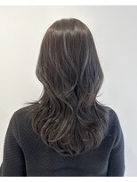 ムード(MOOD,)&nbsp;ダークアッシュ/ミディアムレイヤーカット/大人ガーリー/銀座