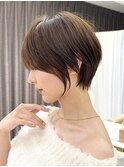 ショートボブ髪型20代30代40代50代前髪あり前髪なし面長表参道