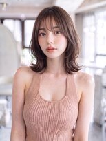 ハバナ 渋谷(HAVANA)&nbsp;外ハネミディ＊韓国ヘアレイヤーカット＊透け前髪【ハバナ渋谷】