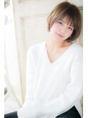 自然体の魅力♪万能ショートボブb