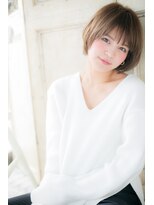 モッズ ヘア 福岡姪浜店(mod's hair)&nbsp;自然体の魅力♪万能ショートボブb