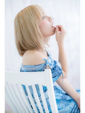 ミック ヘアアンドビューティー 大山店(miq  Hair&Beauty) スパイシー＆キュート★ハイトーンミディa