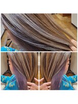 リライズ(RE.rise)&nbsp;バレイヤージュ＆インナーカラー【札幌東区/東区】【東苗穂】