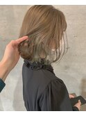 ミルクティーベージュ×インナーミント