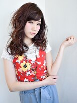 テトテ 天王寺店(tetote)&nbsp;【tetote】斜めバングと動きのあるレイヤーロング