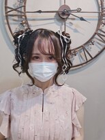ヘアセットサロン ミント(Hair set salon MINT)&nbsp;レースアップツインお団子