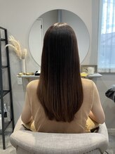 モンヘアー(mont hair) 髪質改善トリートメント、縮毛矯正ロングヘアー