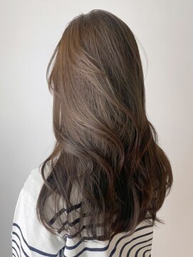 アイティーバイアルバム 下北沢店(IT by ALBUM) ミントグレージュレイヤーカット_外ハネボブ_ba387011