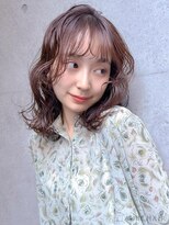 オーブ ヘアー モナ 宮崎店(AUBE HAIR mona) 20代・30代_パーマ風巻きスタイル