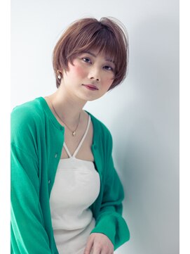 スノードロップ 高円寺店(Snowdrop) 前髪/マチルダボブ/ピンクベージュ/インナーグレージュ/高円寺