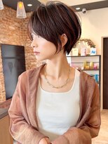 アンド ストーリーズ(&STORIES)&nbsp;ショートボブ髪型30代40代50代前髪あり前髪なし面長丸顔【荒牧】