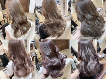 ヘアメイク アリープ(HAIR MAKE ALEAP)の写真/持続力に満足度◎ALEAP独自の“生トリートメント”&ケアブリーチでで髪の芯まで潤う高品質デザインカラー＊