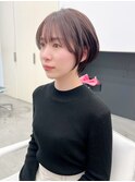 ショートカット×透明感カラーN-9