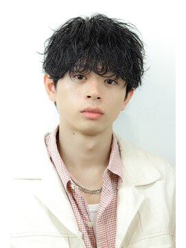 オーシャントーキョー 原宿(OCEAN TOKYO) 波巻きパーマメンズツイストスパイラルパーマツーブロック