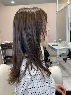 カラペア 上水戸店(Color-pair) アッシュベージュでグラONレイヤー