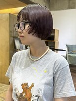 グラス(glass) 前上がりショートボブ