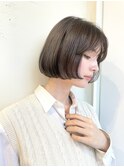Cote 美髪/ダークアッシュ/セミディ/シアーカラー/小顔ボブ