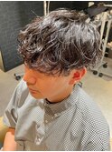 メンズ波巻きスパイラルパーマ
