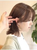 顔まわり/レイヤーカット/韓国/ロングヘア/ベージュ