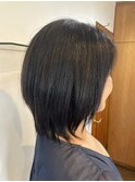 ショートミディアムボブグラ