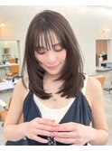 暗めカラー/縮毛矯正/透明感カラー/小顔カット/髪質改善