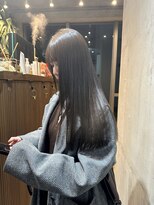 シアー(SHEER.)&nbsp;髪質改善カラー×オリーブベージュ【表参道,青山,外苑前美容室】