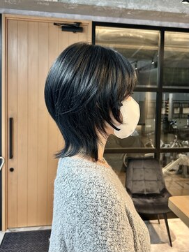 オーク 溝の口(OAK) 透明感黒髪戻し！ウルフカットと相性抜群