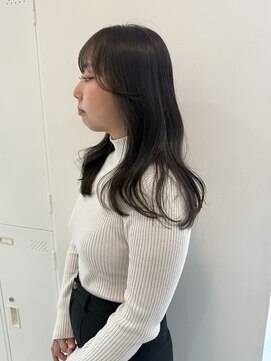 ミニヨン バイ ハピネス 高の原店(mignon by Happiness) 顔まわりカット　髪質改善カラー　艶髪