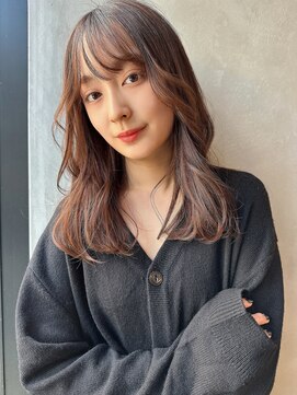 ロゼ 茨木(Rose) 【ROSE】レイヤーカット＿顔まわりレイヤー＿前髪＿セミロング