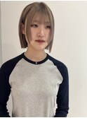 【YOKE】くすみベージュマロンベージュオリーブベージュボブ