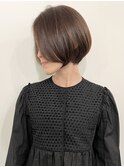 ショートヘア/大人ガーリー/チョコレート/モード/プリカール　d