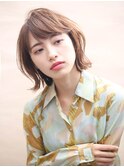 ボブウルフ　ショコラベージュ