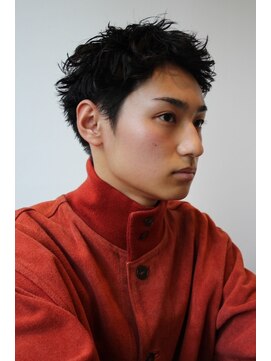 ツーダブル 豊中店(WW..) ツイストスパイラルパーマ波巻きスパイラル刈り上げマッシュ