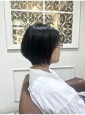 長めショートボブ