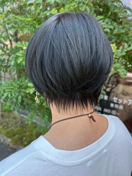 セットアップ 倉敷美和店(SET-UP) くびれショート/顔周りレイヤー/マッシュボブ/ブルージュ/美髪