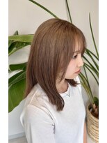 ラ ポルト ドゥ サワ(La Porte de SAWA)&nbsp;長野市美容室/ブリーチ1回～2回☆ミルクティーベージュ