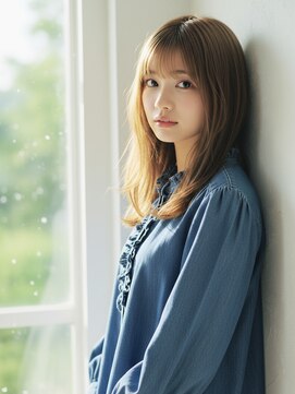 コトナ 越谷店 忙しい30代に人気！越谷の時短セミロング×ヘーゼルグレージュ