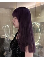 メゾンマイル 恵比寿(maison mile)&nbsp;#ブリーチなしダブルカラー#ワインレッド#ボルドーカラー#前髪