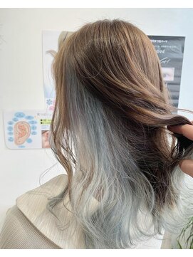 オギクボ ヴォイス(voice) ホワイトシルバー☆インナーカラー