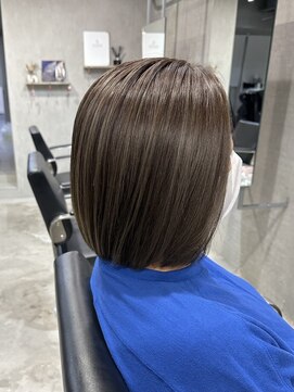 ルイ(ROUIS produced by LUCK 津田沼) ココアグレージュ/ショコラベージュ/白髪ぼかしハイライト