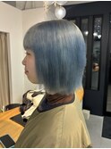 アイスブルーカラー ※ブリーチ必須