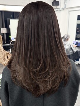 ジルブラン 土浦(JIL BLAN) ハイライトバレイヤージュダブルカラーケアブリーチ20代30代