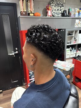 グロウヘアワークス(grow hair works) オールバックパーマ