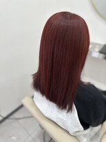 ナンバー エリュン 秋田店(N°Elune) ケアカラーボルドー